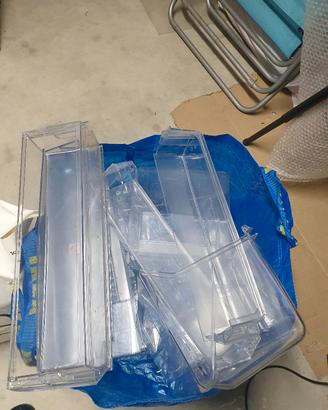 set ripiani/cassetti frigo incasso electrolux 