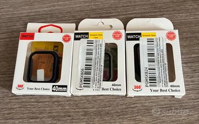 3 custodie e 4 pellicole per apple wacht