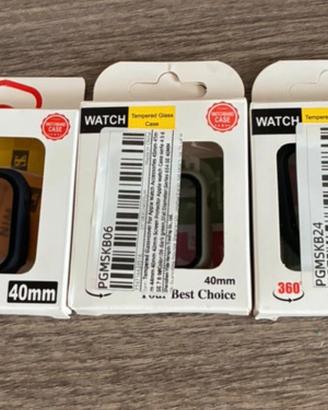 3 custodie e 4 pellicole per apple wacht