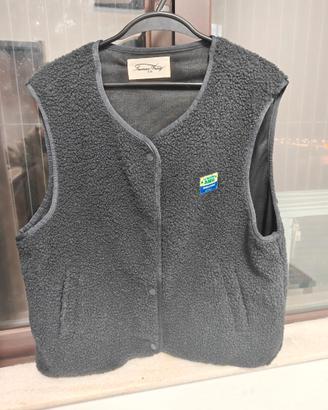 Gilet in pile di lana d'agnello American Vintage/M