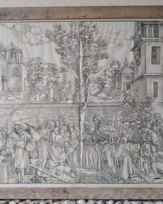 La Resurrezione di Lazzaro - stampa antica