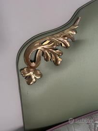 Testata letto 700 legno oro con materasso!!!