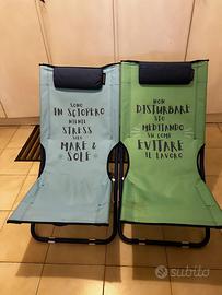 Sdraio Mare Alluminio coppia