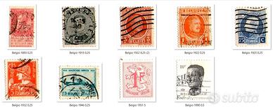 Francobolli Belgio