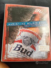 Raccoglitore Budweiser vintage anni 90