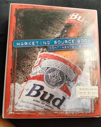 Raccoglitore Budweiser vintage anni 90