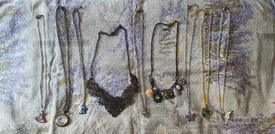 Set di 9 collane style vintage shabbychic retro