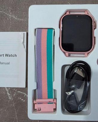 Smartwatch Bambini 4G UCANI con GPS e SOS (Rosa Sc