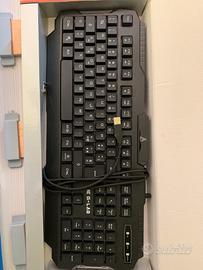 tastiera da gaming con led
