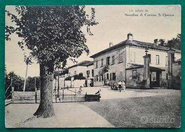 Cartolina Corvino San Quirico Novellina Pavia 1953