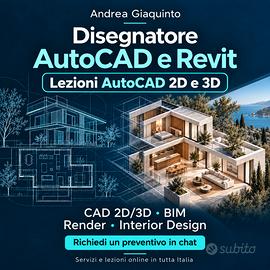 Disegnatore AutoCAD e Revit - Lezioni AutoCAD