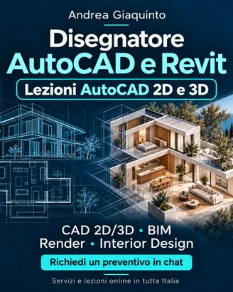 Disegnatore AutoCAD e Revit - Lezioni AutoCAD