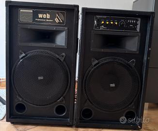 Casse WEB 100W Amplificate