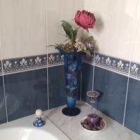 vaso con fiori........, portacandele