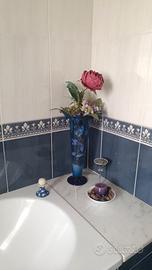 vaso con fiori........, portacandele