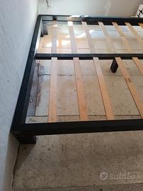letto matrimoniale legno zen