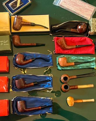 12 Pipe Savinelli Extra/De Luxe + Accendini