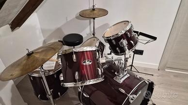 Batterie Pearl bordo ben tenuta