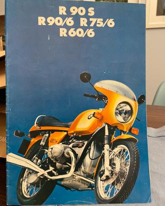 Bmw R90 S   R90/6    R75/6  R60/6 depliant