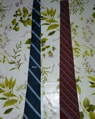 set  2 cravatte vintage 