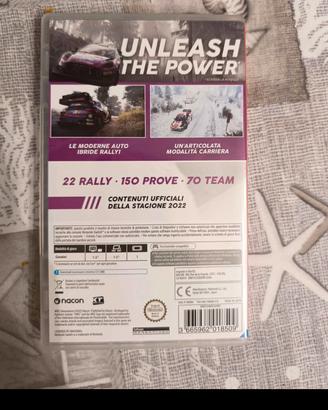 videogioco Nintendo switch WRC rally