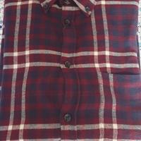 Camicia uomo in flanella nuova con cartellino 