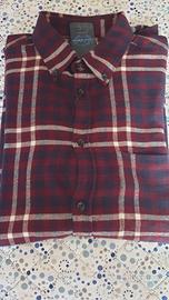 Camicia uomo in flanella nuova con cartellino 