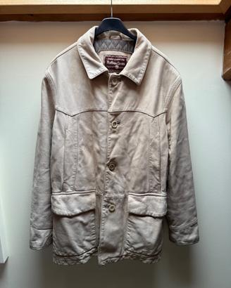 cappotto marlboro classic in pelle vintage
