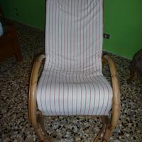 Sedia a dondolo in bambu'!VARESE CENTRO