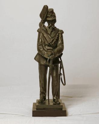 Artigliere in bronzo, monumento a Re Carlo Alberto