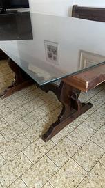 Tavolo cucina cassapanca legno