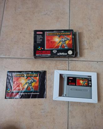 Mechwarrior Super Nintendo pal Ita gig