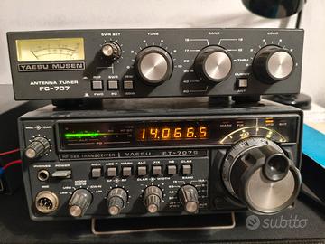yaesu ft 707 e yaesu FC 707 radio hf