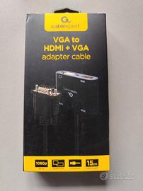 Adattatore da VGA. a VGA + HDMI