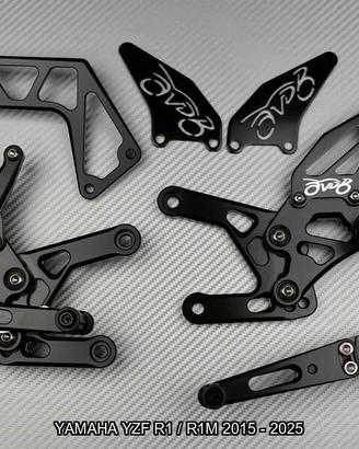 Pedane arretrate YAMAHA YZF R1 / R1M 2015 - 2025