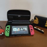 Nintendo Switch Limited Edition Pikachu & Eevee + 