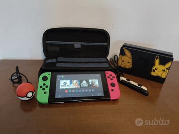 Nintendo Switch Limited Edition Pikachu & Eevee + 