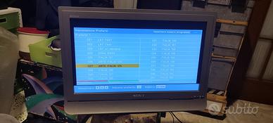 TV Sony Bravia 26 con ingresso hdmi