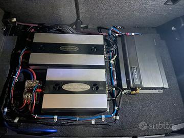 Impianto audio per auto completo