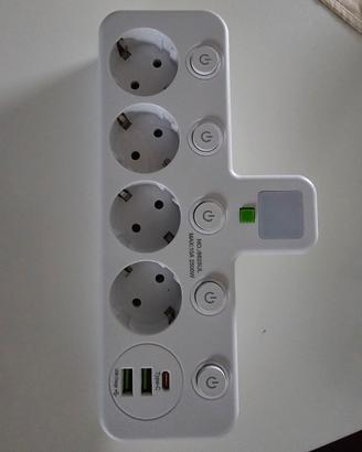 Presa multipla da parete