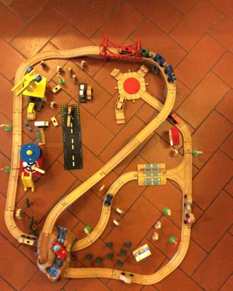 Pista in legno kidkraft