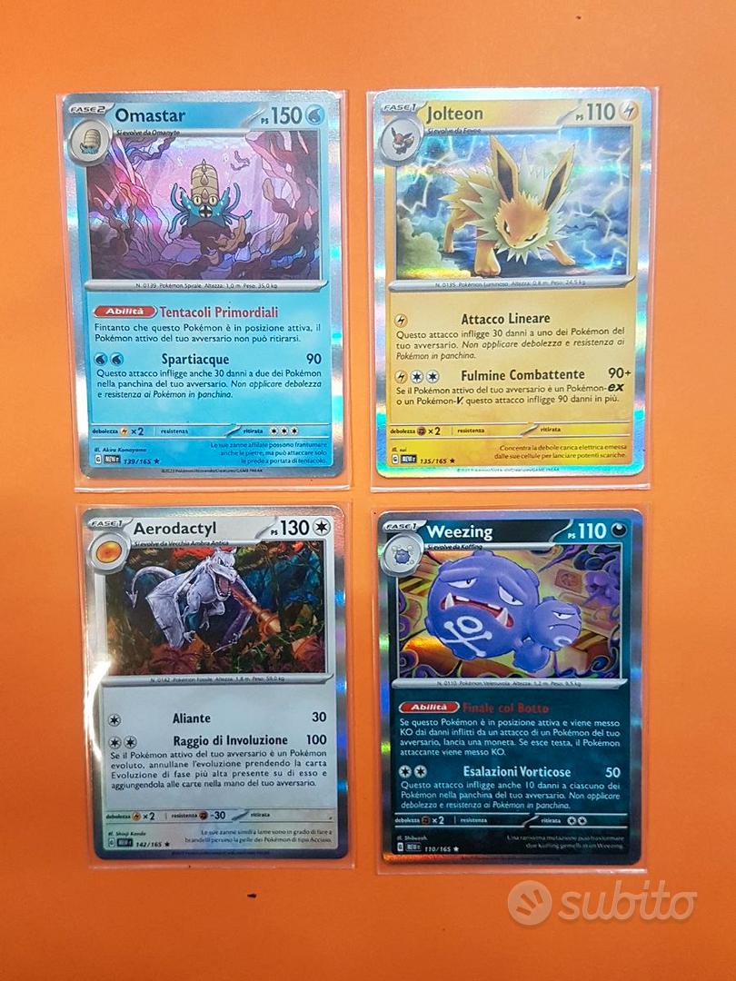 150 carte Pokemon originali italiane - Collezionismo In vendita a Treviso