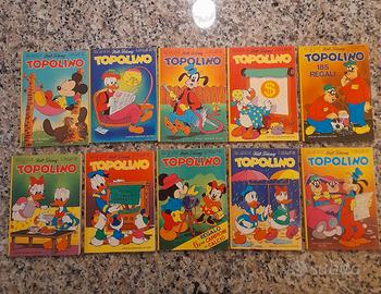 Lotto fumetti Topolino da 1241 a 1250