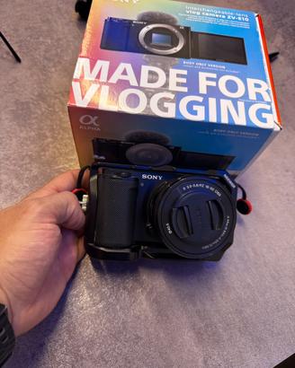 SONY ZV-E10 + OBIETTIVO + RING