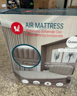 Materasso con schienale gonfiabile