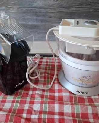 Gelatiera + macchina per pop corn