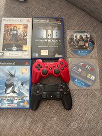 Lotto non testato controller e giochi ps4/ps3/ps2