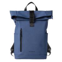 Zaino Roll-top Drop in gomma blu
