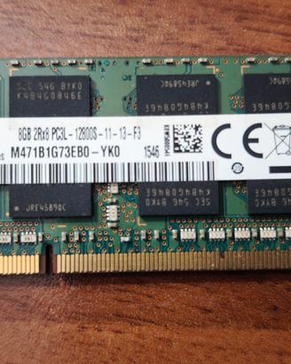 RAM Notebook Samsung 8GB DDR3L 1600MHz )

