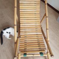 Sedia Sdraio in bambù